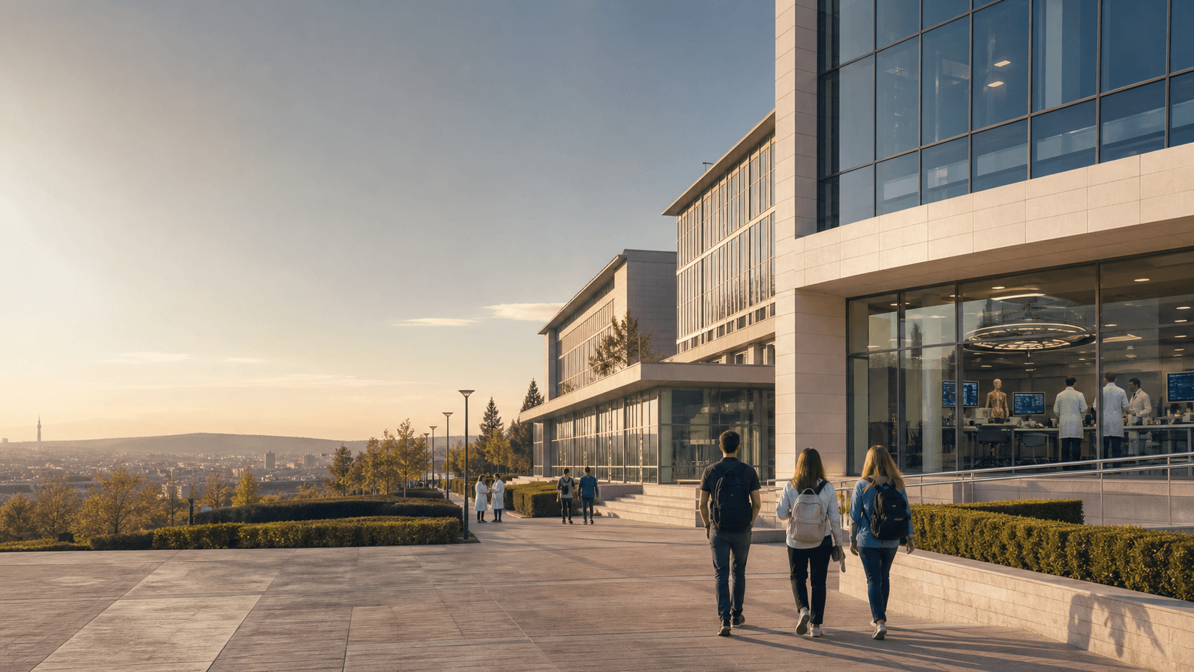 Yüksek İhtisas Üniversitesi aday öğrenci demo arka planı